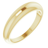 14K Yellow 4 mm Petite Dome Ring - 52257101P photo