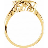 14K Yellow Freeform Ring - 552337262P photo 2