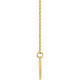 14K Yellow Round 16-18 Rope Necklace - 86470112P photo 2