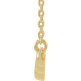 14K Yellow  1/8 CTW Diamond 18 Necklace - 86855616P photo 2