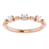 14K Rose 1/6 CTW Diamond Anniversary Band - 124217602P photo 3