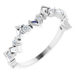 14K White 1/3 CTW Diamond Anniversary Band - 123947600P photo