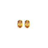 Gems One 14Kt White Gold Citrine (1/2 Ctw) Earring - ECO53-4W photo