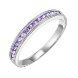 Gems One 14Kt White Gold Syn Alexandrite (1/3 Ctw) Ring - FR1275-4W photo