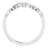 14K White .06 CTW Diamond Vintage-Inspired Ring - 124068600P photo 2