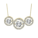 Gems One 14KT Yellow Gold & Diamond Rhythm Of Love Neckwear Pendant  - 1/2 ctw - ROL1090-4YC photo