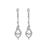 Gems One 14KT White Gold & Diamond Rhythm Of Love Fashion Earrings  - 3/8 ctw - ROL2001-4WC photo