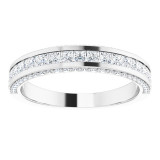 Platinum 3/4 CTW Diamond Anniversary Band - 123940603P photo 3