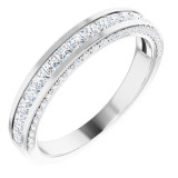 Platinum 3/4 CTW Diamond Anniversary Band - 123940603P photo