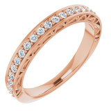 14K Rose 1/3 CTW Diamond Anniversary Band - 123998602P photo