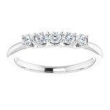 14K White 1/3 CTW Diamond Anniversary Band - 1238736004P photo 3
