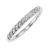 Gems One 14Kt White Gold Diamond (1/20 Ctw) Ring - FR1456-4WD photo