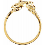 14K Yellow Freeform Ring - 51526255P photo 2