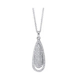 Gems One Silver Pendant - PD10541-SS photo