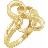 14K Yellow Freeform Ring - 50325961P photo