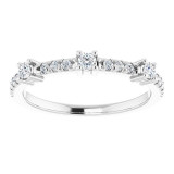 14K White 1/4 CTW Diamond Anniversary Band - 1241016001P photo 3