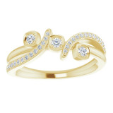 14K Yellow 1/5 CTW Diamond Ring - 122899601P photo 3