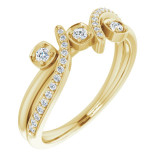 14K Yellow 1/5 CTW Diamond Ring - 122899601P photo