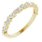 14K Yellow 3/8 CTW Diamond Anniversary Band - 123858601P photo