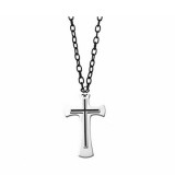 Gems One Steel Mens Jewelry Bas Cross Pend - AMS1001-ST photo
