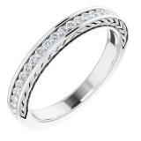 14K White 1/3 CTW Diamond Anniversary Band - 122847600P photo