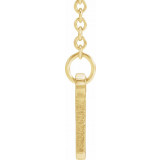 14K Yellow Bar 17.5 Necklace - 857782001P photo 3