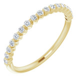 14K Yellow 1/4 CTW Diamond Anniversary Band - 123418601P photo