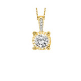 Gems One 14Kt Yellow Gold Diamond (1/10 Ctw) Pendant - FP1425/10-4YC photo