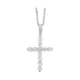 Gems One 14Kt White Gold Diamond (1/4Ctw) Pendant - HDCR006A-4WD photo