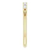 14K Yellow 1/5 CTW Diamond Anniversary Band - 1239746013P photo 4