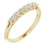 14K Yellow 1/5 CTW Diamond Anniversary Band - 1239746013P photo