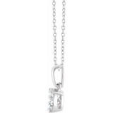 14K White 1/3 CTW Diamond 16-18 Necklace - 65266060000P photo 2