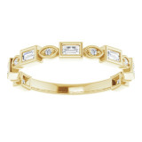 14K Yellow 1/4 CTW Diamond Anniversary Band - 1236336074P photo 3