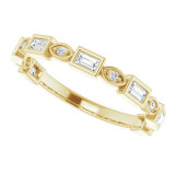 14K Yellow 1/4 CTW Diamond Anniversary Band - 1236336074P photo 4