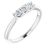 14K White 1/3 CTW Diamond Anniversary Band - 1240546001P photo