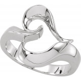 14K White Metal Fashion Ring - 5906123965P photo