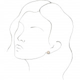 14K Rose Opal & 1/8 CTW Diamond Earrings - 86657607P photo 3