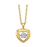 Gems One 10KT Yellow Gold & Diamond Rhythm Of Love Neckwear Pendant  - 1/10 ctw - ROL1226-1YC photo