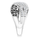 14K White 1 CTW Black & White Diamond Ring - 67332100001P photo 4