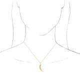 14K Yellow 26.2x13.4 mm Tusk 16-18 Necklace - 86921601P photo 3