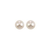 Gems One 14Kt White Gold Pearl (1 Ctw) Earring - PS5.00AAA-4W photo