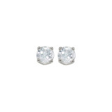 Gems One 14Kt White Gold White Topaz (7/8 Ctw) Earring - EWR45-4W photo