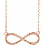 14K Rose Infinity-Inspired 18 Necklace - 859471002P photo