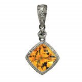 Stanton Color 14k Gold Citrine Pendant photo