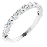 Platinum 3/8 CTW Diamond Anniversary Band - 123858603P photo