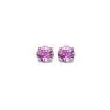 Gems One 14Kt White Gold Pink Sapphire (1/2 Ctw) Earring - EPR40-4W photo
