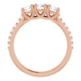 14K Rose 9/10 CTW Diamond Anniversary Band - 1235896002P photo 2