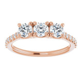 14K Rose 9/10 CTW Diamond Anniversary Band - 1235896002P photo 3