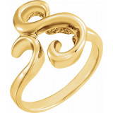 14K Yellow Freeform Ring - 5808122618P photo