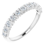 14K White 1/2 CTW Diamond Anniversary Band - 12287760003P photo